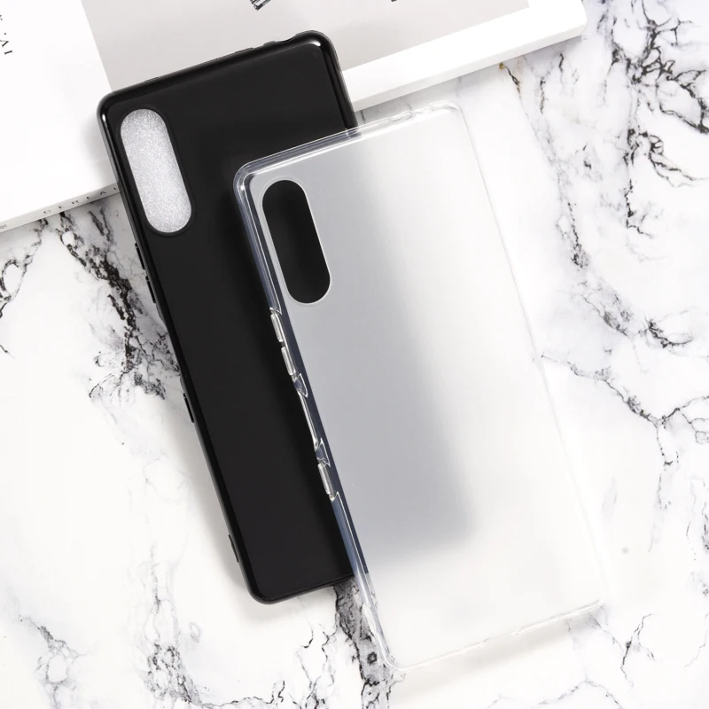 Чехол для Xperia L4 матовый Мягкий Силиконовый ТПУ задняя крышка Sony тонкий