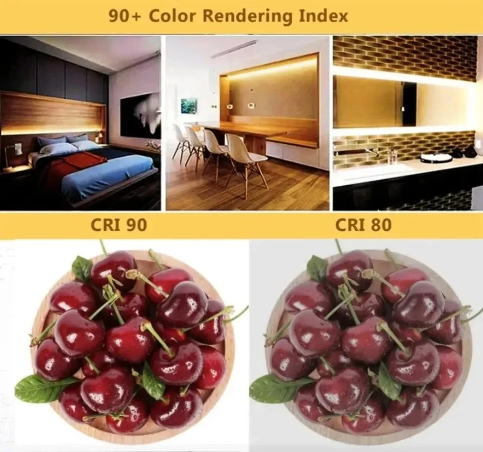 Светодиодная лента CCT COB с высокой плотностью от 2700 к до 6500 К 608 светодиодов/м