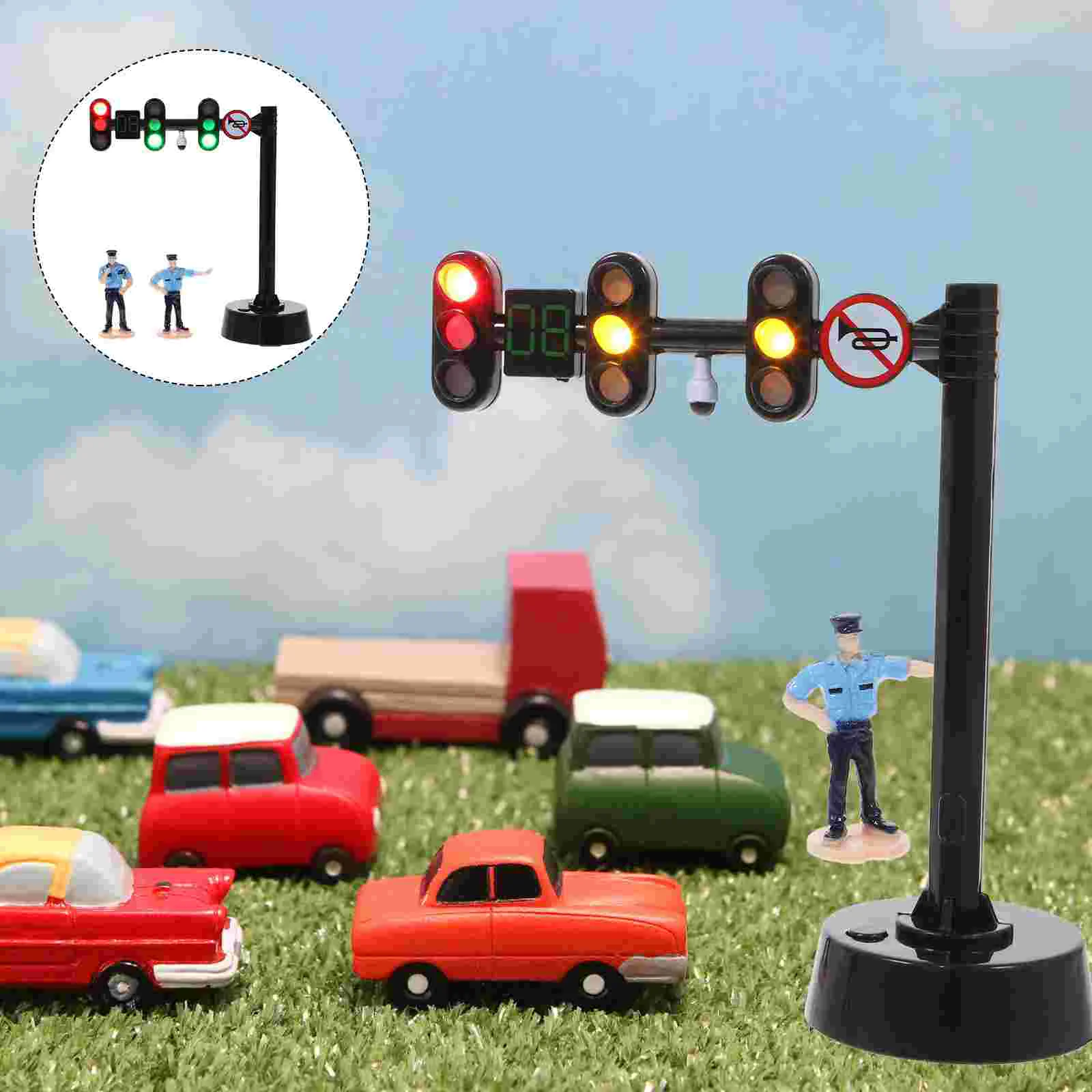 

Toys Girls Traffic Light Educational Mini Signs Brake Stoplight Kids Lamp Newborn