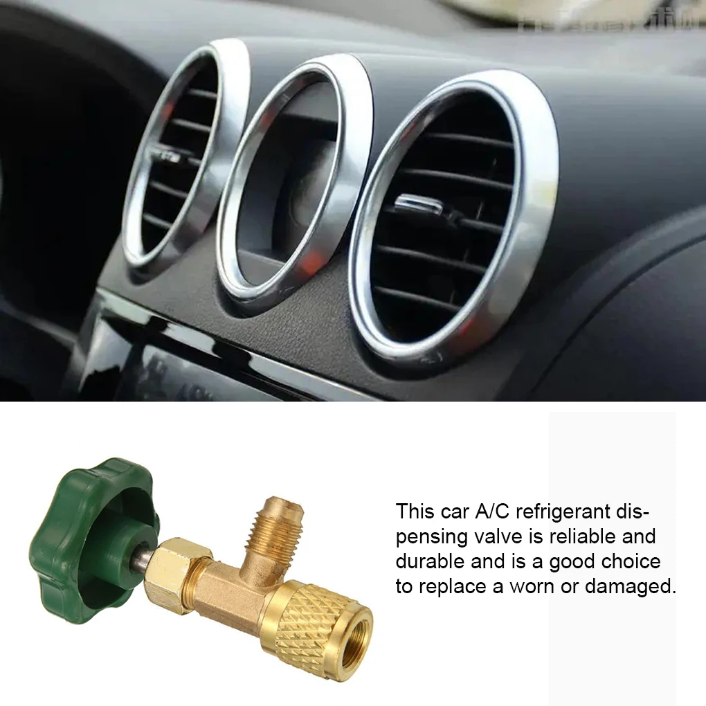 

Сменный клапан для автомобильного кондиционера, открывалка для бутылок с дозировкой хладагента для R12 R22, Запасные детали для ремонта