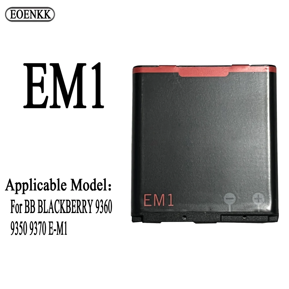 Enlarge EM1 Battery For BB BLACKBERRY 9360 9350 9370 E-M1 Repair Part Original Capacity Phone Batteries