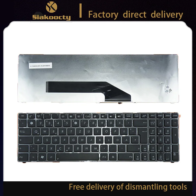 

Gr для ASUS K50 K50IN K61 K50X K50A K50AB K50IJ K50ID сменная Клавиатура для ноутбука Черная Новинка