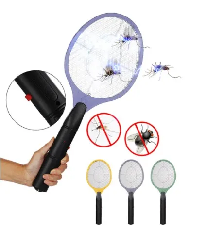 

1pc Mosquito Killer Electric Fly Swatter Pest Repeller Bug Zapper Racket Kills Electric Mosquito Anti Fly Long Handle For Room
