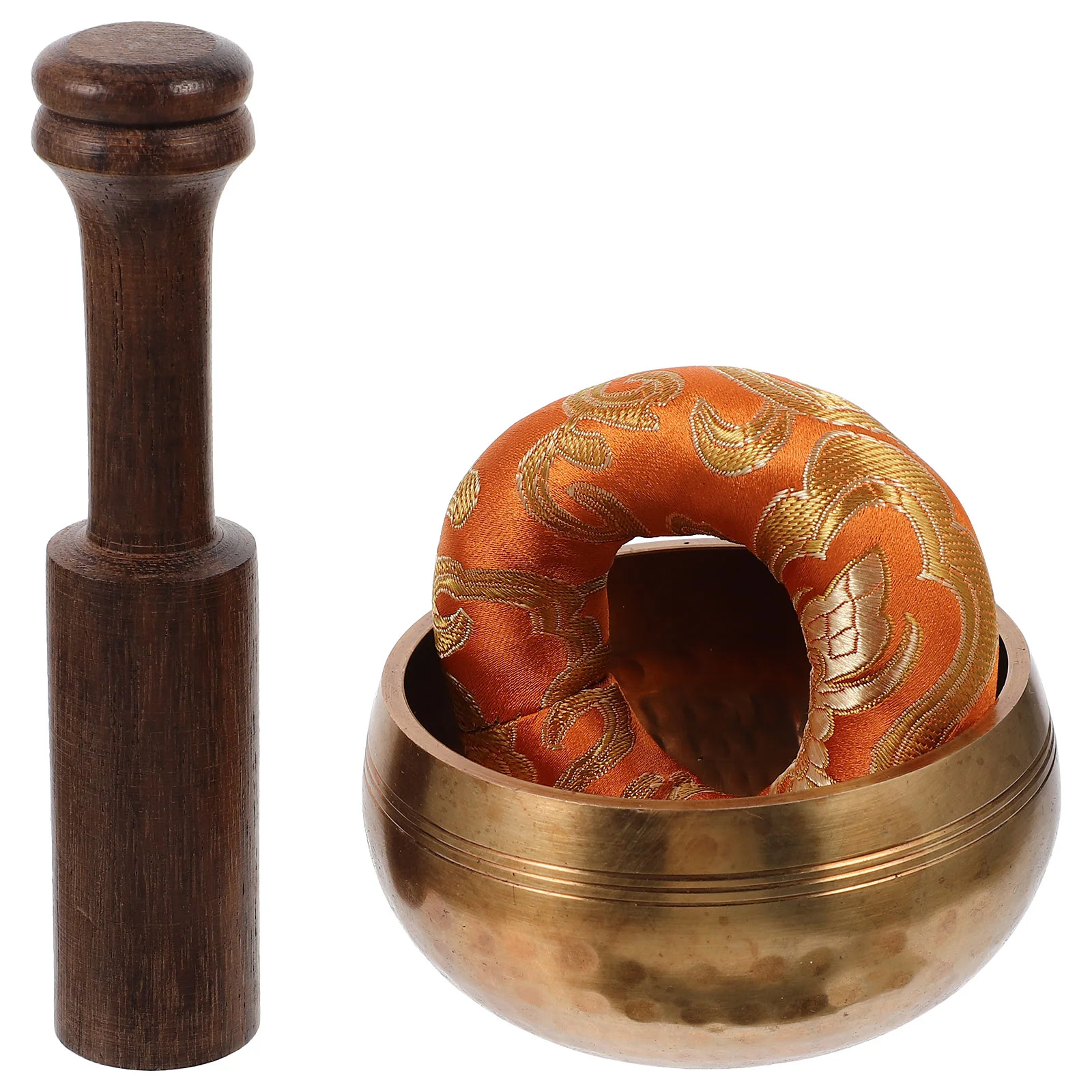 

1 Set of Multifunction Chanting Bowl Bowl with Rod