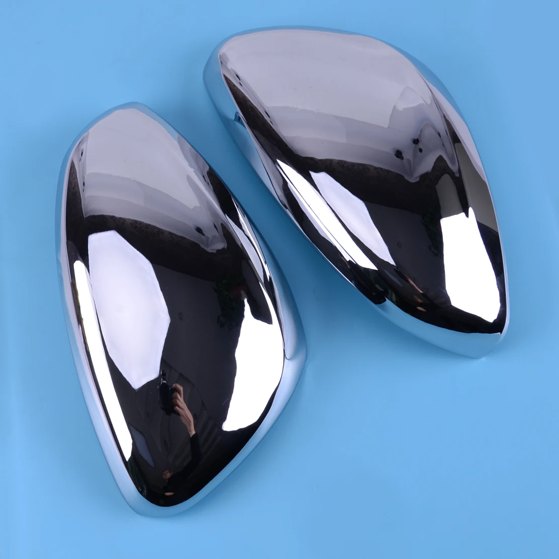 

DWCX 2 шт. серебристый хромированный автомобильный боковой Чехол из АБС-пластика для зеркала заднего вида Накладка подходит для Peugeot 2008 208 2013 2014 2015 2016 2017