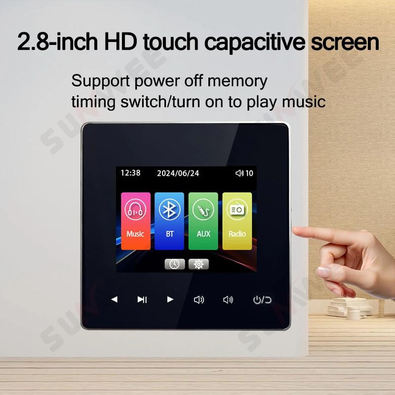 Bluetooth-стенический аудиоусилитель с потолочным динамиком