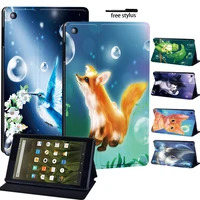 animal pattern case for fire 7 579th genfire hd 8 hd 10hd 8 plus 10th gen 2020 tablet adjustable folding stand cover