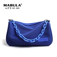 mabula summer mesh breathable women shoulder bags candy color stylish gym crossbody bag with chain fashion colorful handbag