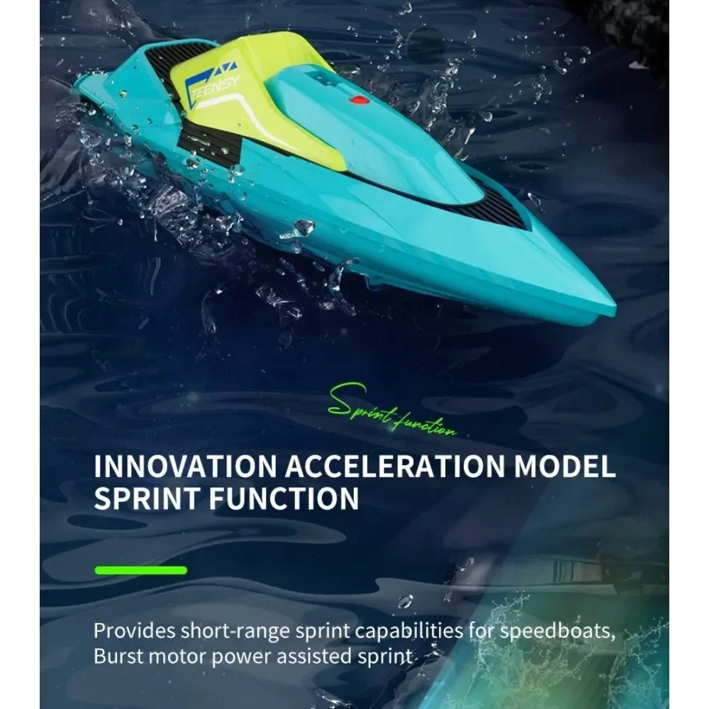 S5 2.4G RC Лодка Водонепроницаемая двухмоторная высокоскоростная гоночная модель