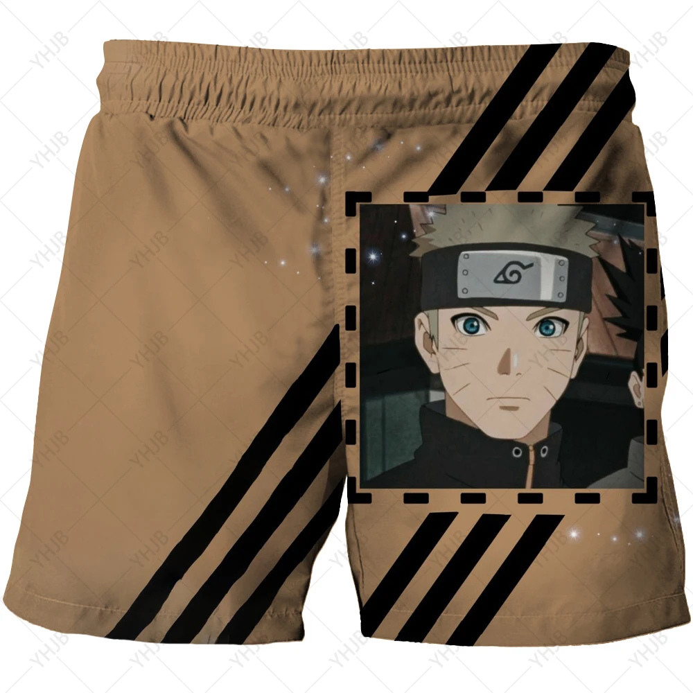 

Kids Naruto Shorts Kakashi Boys Girls Summer Beach Pants Hatake Sasuke Harajuku Boy Cartoon Casual Men Women Clothes