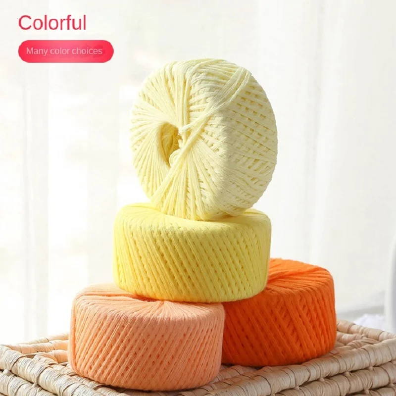 

21 Colors 125g 100%Cotton Yarn for Knitting Crochet Baby Threads DIY Sweater Scarf Free Shipping for Sale