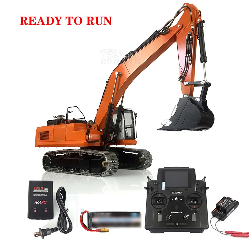 1/14 Lesu металлический гидравлический радиоуправляемый экскаватор для Pc360 Cnc RTR с