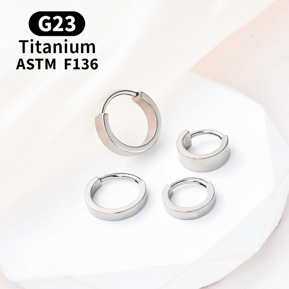 

Titanium Hoop Earrings Huggie Thin Hoops Cartilage Earring Helix Tragus Piercing Jewelry Nose Septum Cartilage Helix Tragus