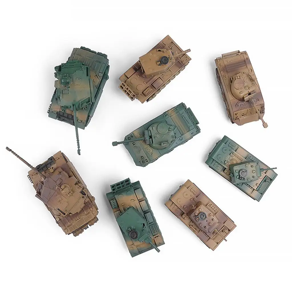 Набор из 16 4D масштаб 1:72 наборы для сборки танков игровой набор боевых головоломки
