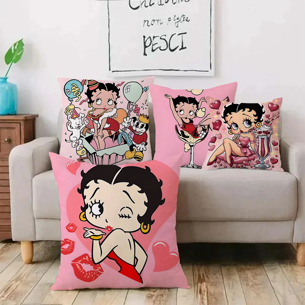 Наволочки с рисунком B-B-Bettys-boops мультяшные диванные декоративные домашние