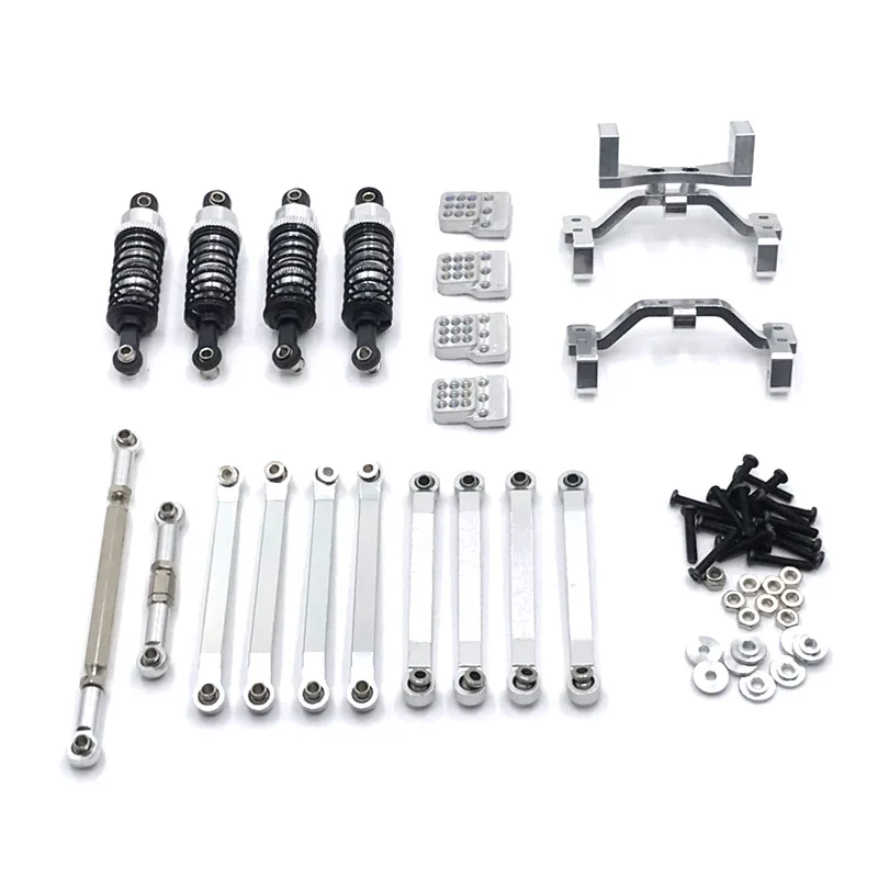 

MN Model 1/12 D90 D91 D96 MN98 99S RC Car Metal Upgrade Modification Parts Including 6 Sets of Connecting Rods Tie Rod Seat etc