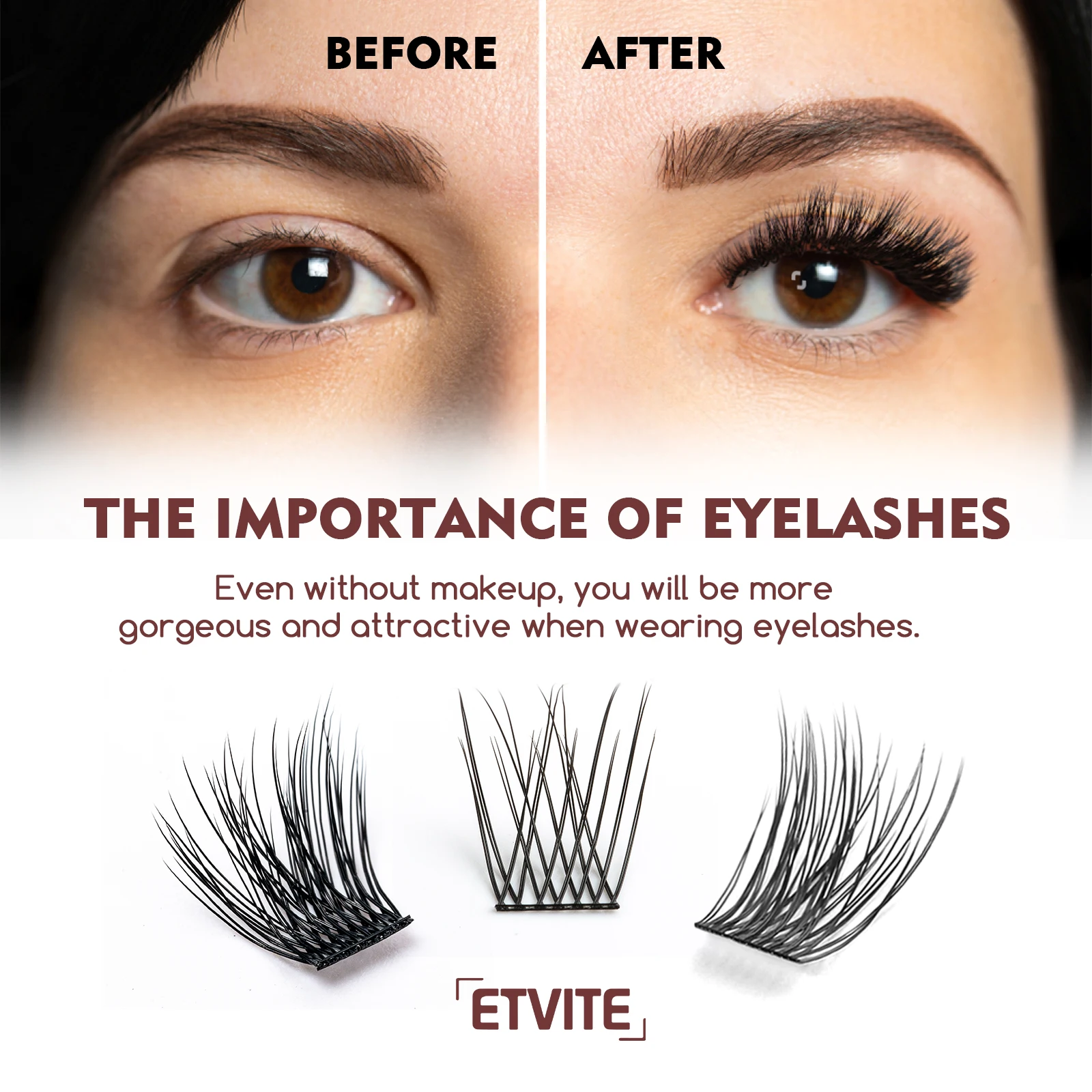 DIY 120 шт. Кластерные ресницы смешанная длина сегментированный луч естественный