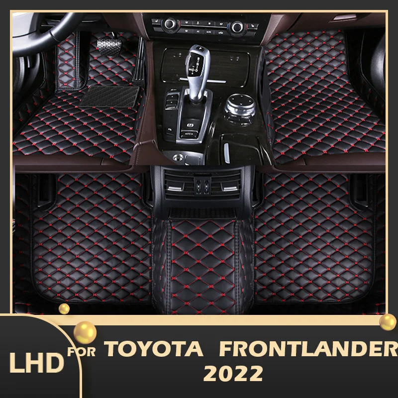 

Car Floor Mats For Toyota Frontlander 2022 Custom Auto Foot Pads Automobile Carpet Cover Interior Accessories