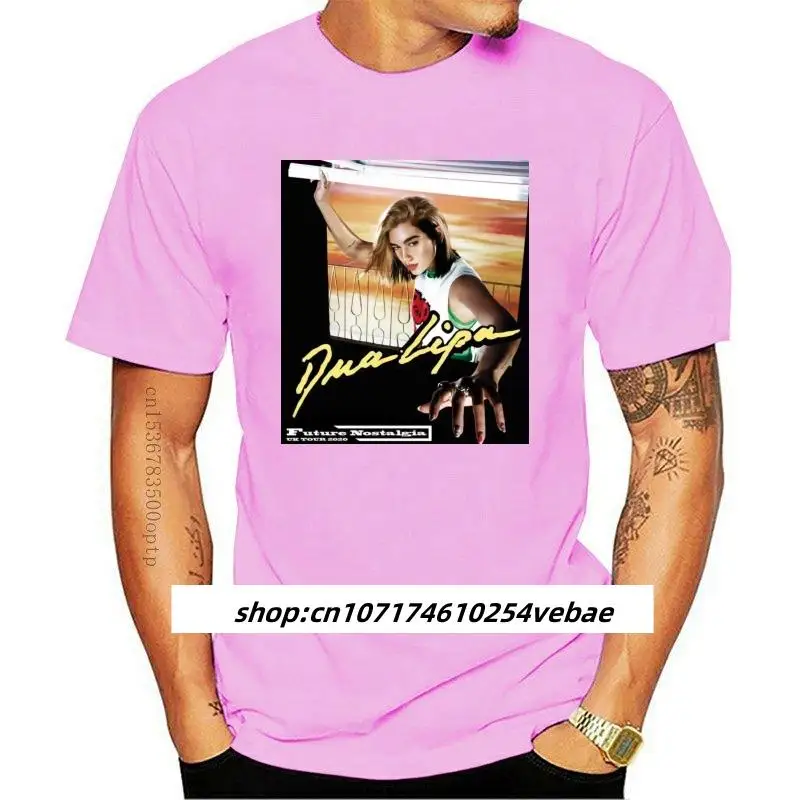 New Men Funy T-shirt dua uk lipa tour 2023 future nostalgia panglaris tshirs Women T Shirt(1)