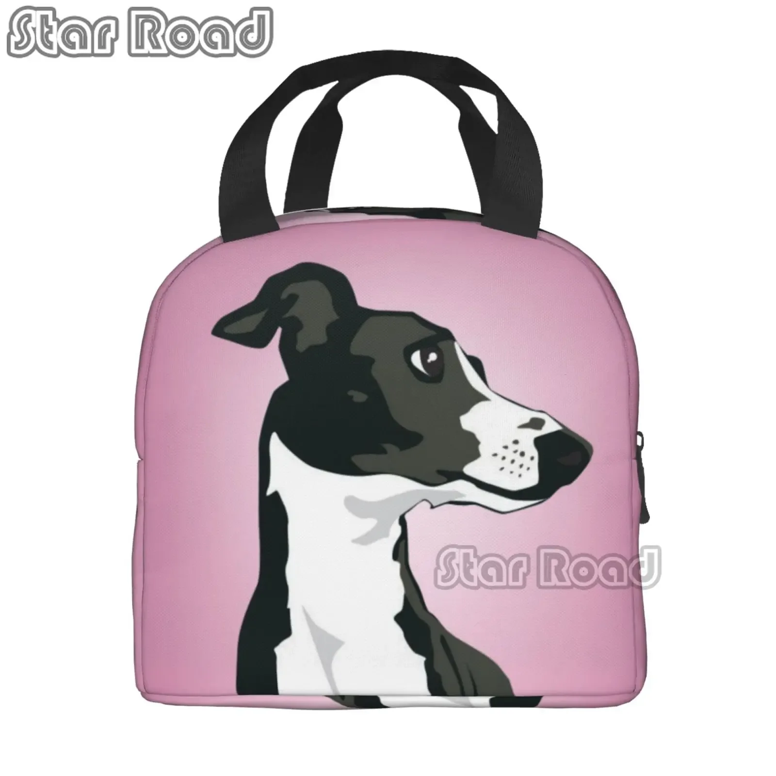 Забавная изолированная сумка для ланча Greyhound женщин герметичная щенков