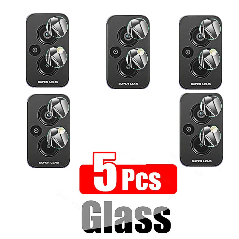 

5PCS Tempered Glass for Xiaomi Redmi 11 Prime Glass Screen Protectors Camera Lens Film on Redmi 10c 9a 9c Protective Glasses