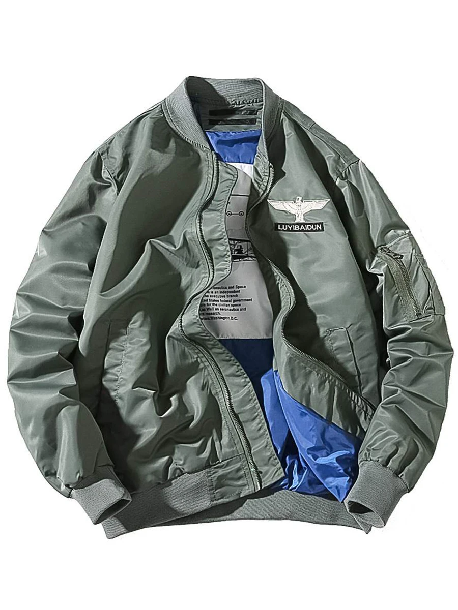 Модная брендовая куртка MA мужская весенне-осенне-зимняя повседневная свободная