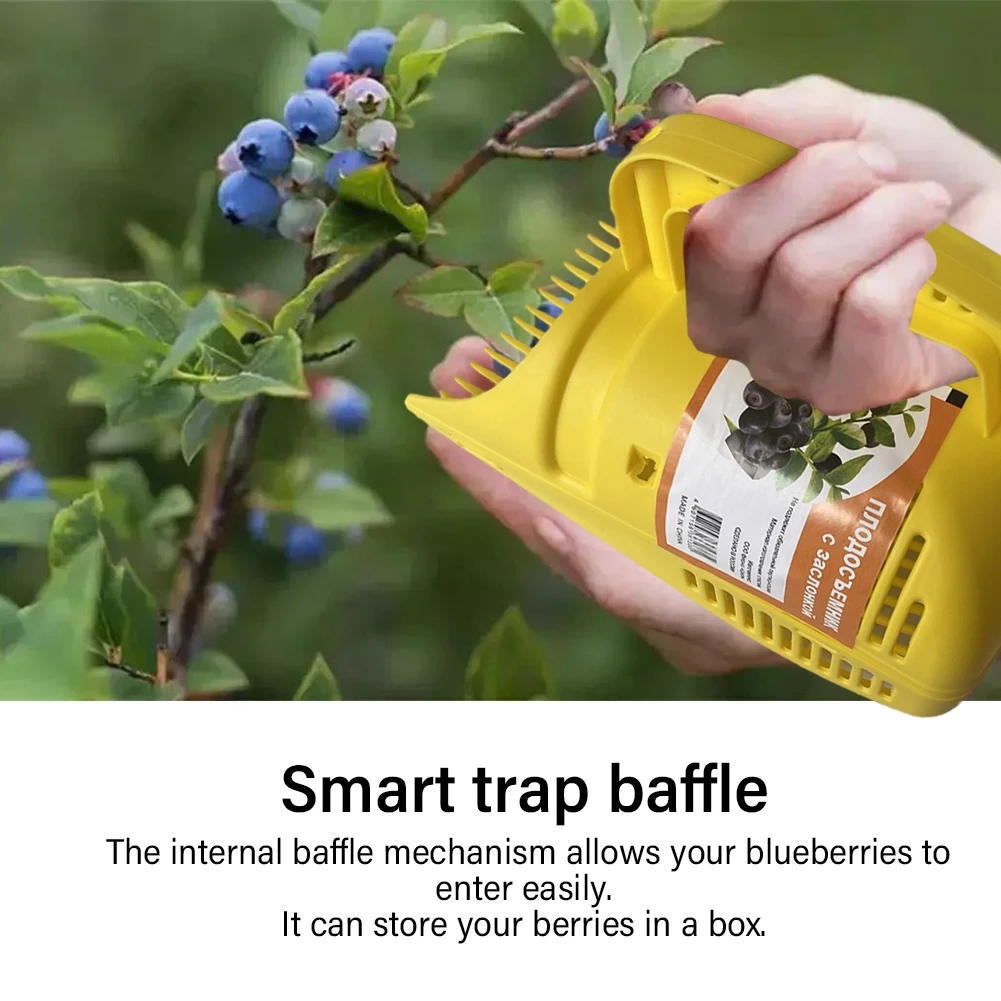 

Berry Picker With Comb Harvesting Handle Accessories Portable Ergonomic Home Outdoor Garden Tool For Fruit Blueberry Picker