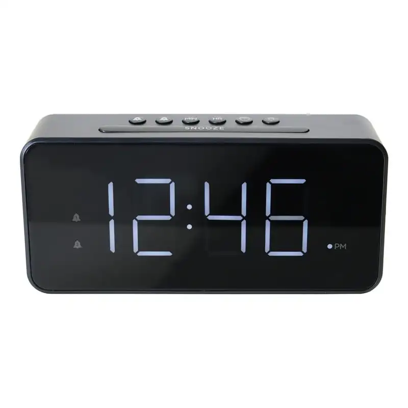 

Frame Atomic Digital Alarm Clock, Black
