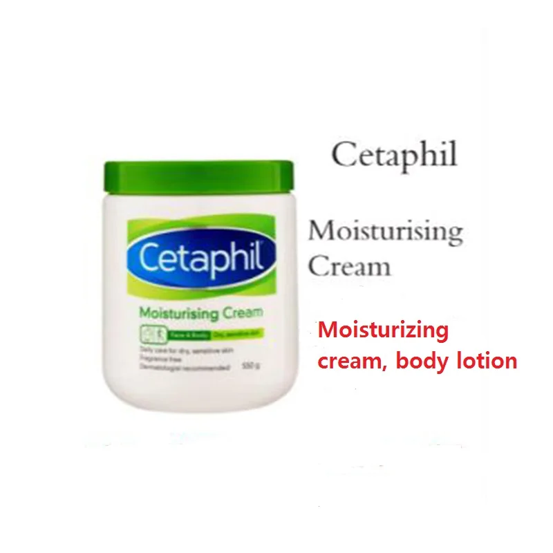 Cetaphil Moisturising Cream Face And Body Hydrating Lotion Improve Roughness Skin No Stimulation For Dry And Sensitive Skin 500g