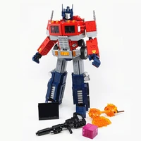 compatible 10302 transformers creative optimus robot primed technical expert building block bricks toys boys kids birthday gift