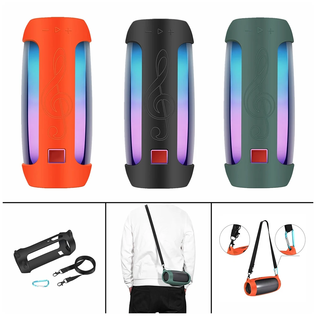 

Silicone Protective Case Cover for JBL Charge 4 Speaker Portable Mountaineering Silicone Case Cover Protector Speaker Accessory