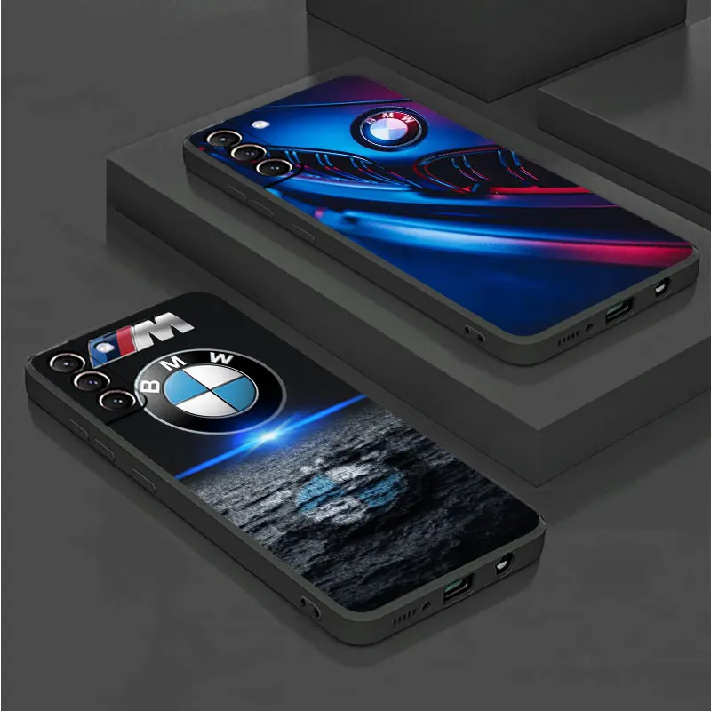 

Soft Silicone Case for Samsung Galaxy S23 S22 Ultra S21 FE S20 S10 Plus S8 S9 Note 20Plus 9 8 Cover Super Cool Bmw Car Sportscar