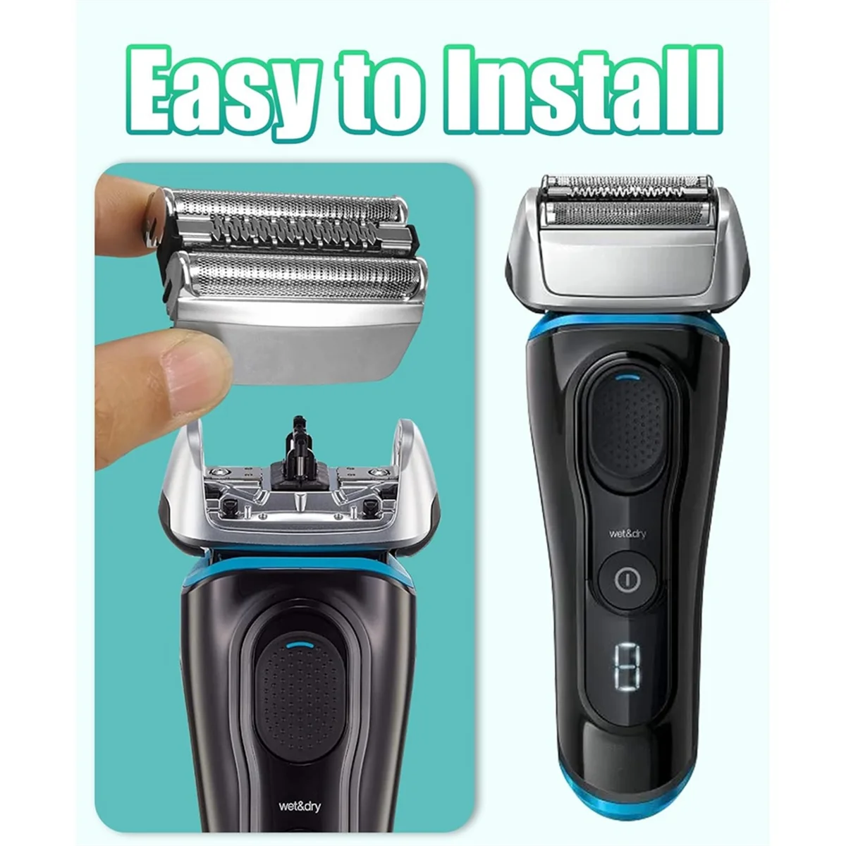 2 упаковки сменная головка 83 м для Braun Series 8 S8 лезвия электробритвы модель 8370Cc 8340S