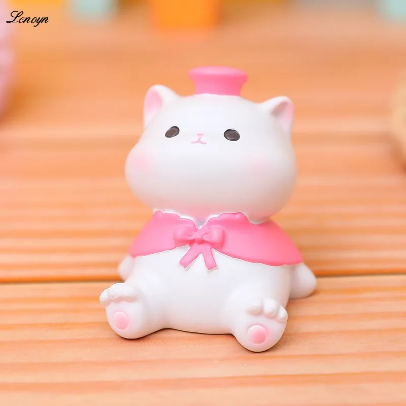 

Маленькое животное из мультфильма «любящее пространство», маленькое украшение, милый ручной работы для офиса, спальни, рабочего стола, украшение для дома, полимерные изделия