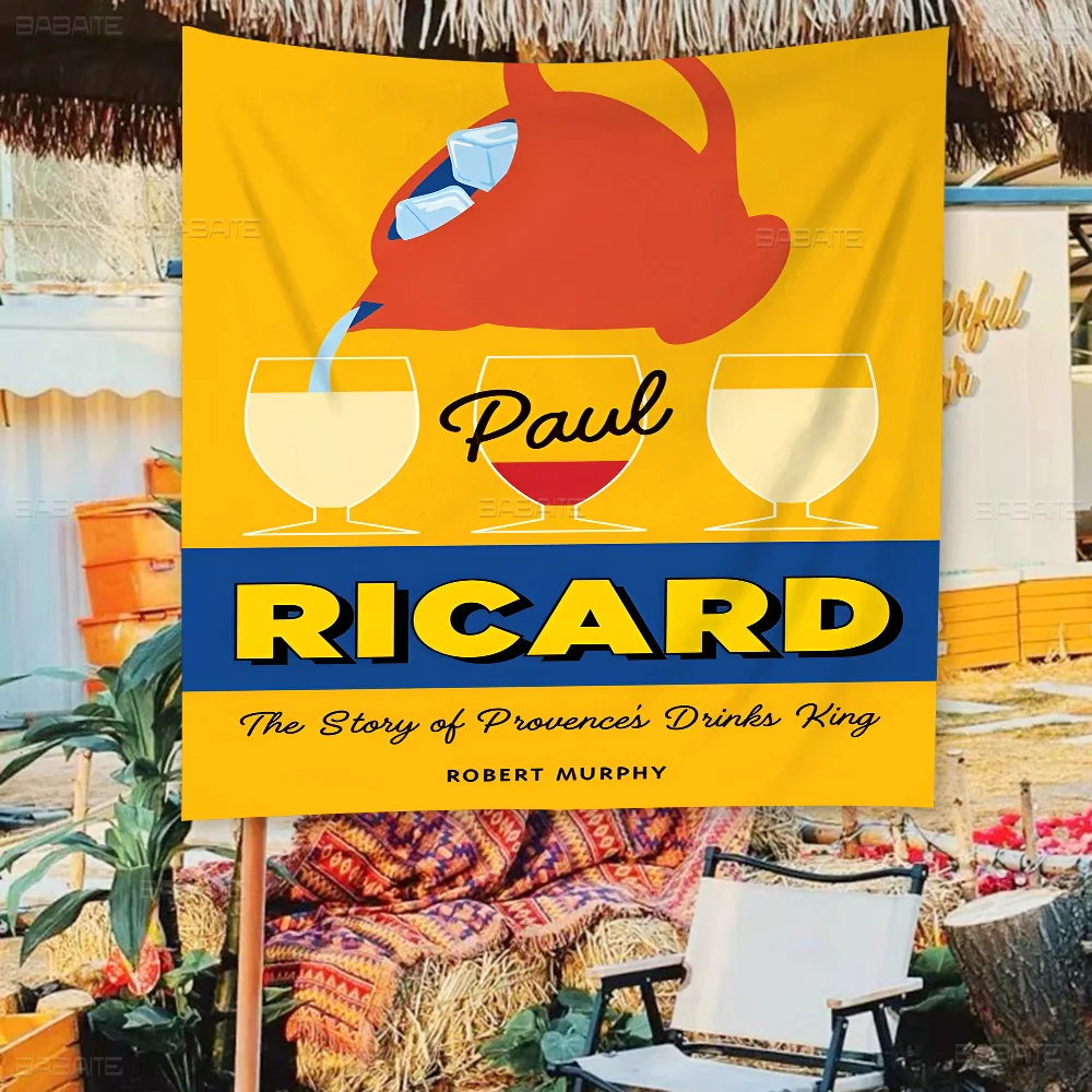 R-Ricard Beer флаг с аниме-таблицей для гостиной дома и общежития Декор баннер