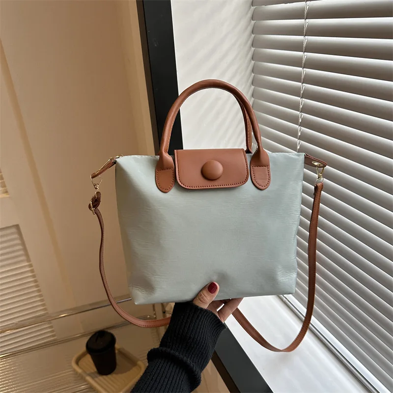 

Canvas Cloth Crossbody Bag for Women's Niche Small Tote Bag Simple Commute Bag New Tide Female Shoulder Bag Versatile Handbag