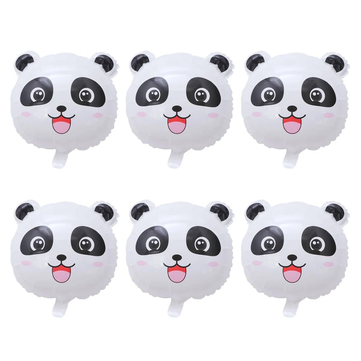

10 Pcs Wedding Decorations Ceremony Party Balloon Panda Foil Round Festival Baby
