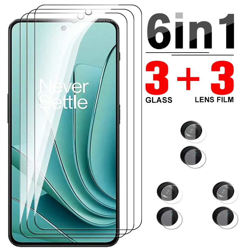 

Закаленное стекло 6 в 1 для OnePlus Ace 2 V, Защита экрана для One Plus Ace 2 V 2 V, зеркальная защитная стеклянная пленка для объектива камеры 6,74 дюйма