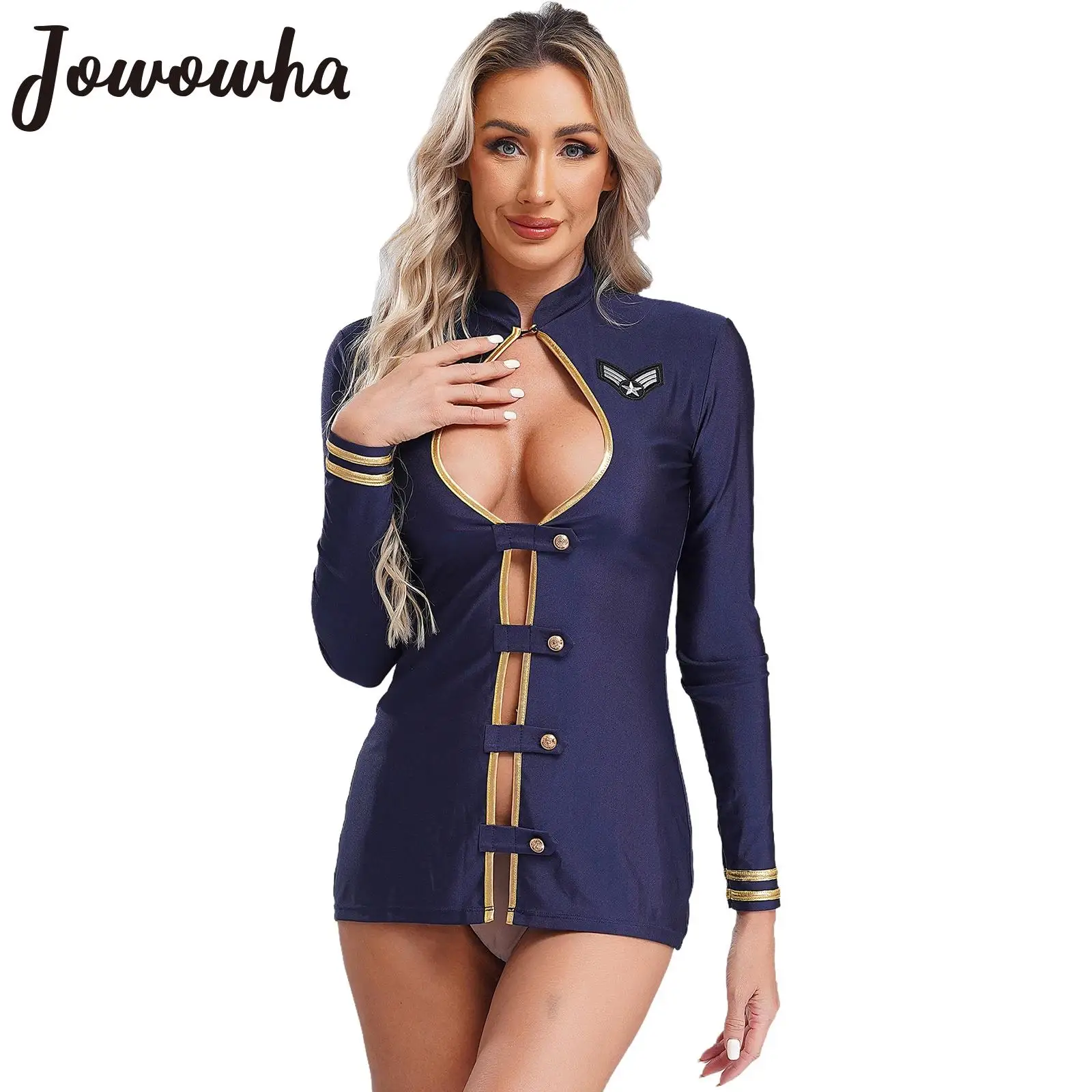 Женский соблазнительный костюм бортовой Будды женская униформа с