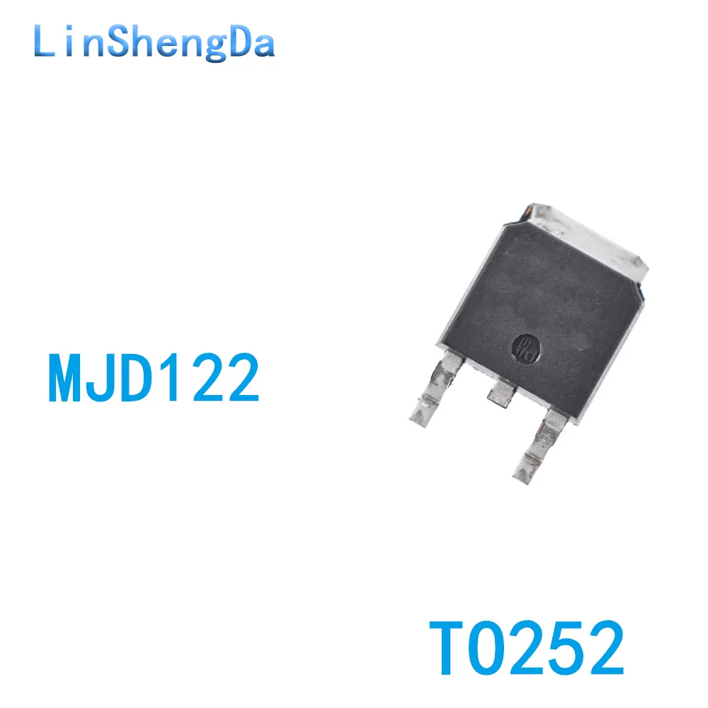 

10 шт. CJ Changdian MJD122 SMD TO-252 Оригинальный Новый 8A 100V NPN транзистор Дарлингтона