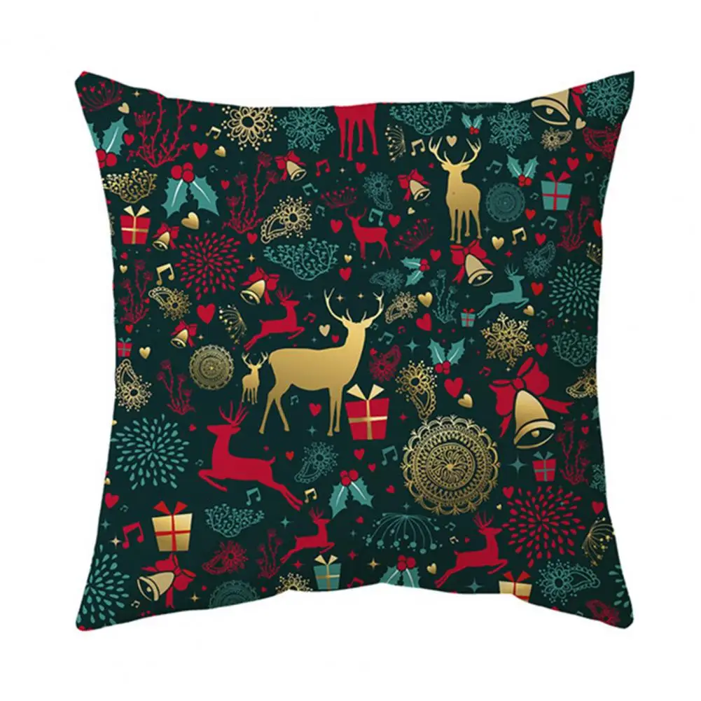 

Квадратная наволочка для подушки с рождественским рисунком