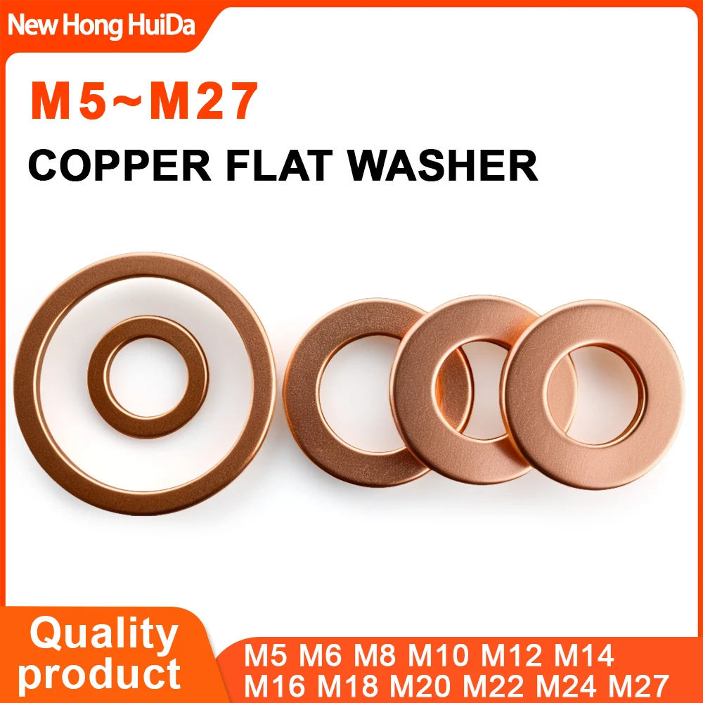 

Шайбы медные NEWHONGHUIDA M5 M6 M8 M10