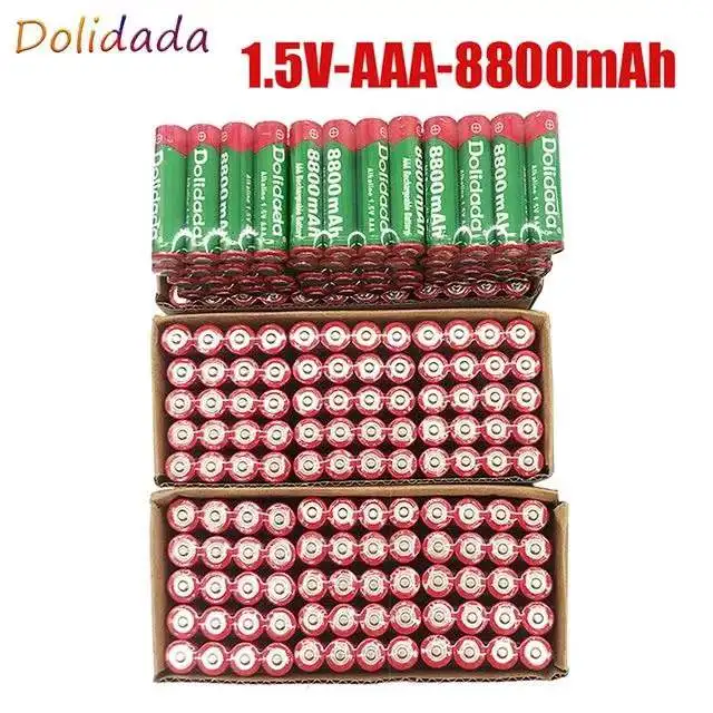 

Батарея AAA 8800 мАч, перезаряжаемая батарея AAA 1,5 в 8800 мАч, перезаряжаемая щелочная батарея, литиевая батарея, батарея Lifepo4