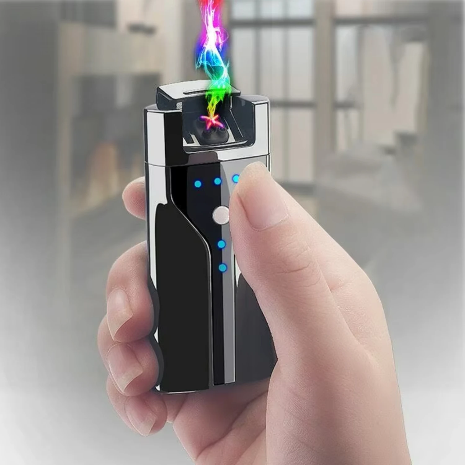 Зажигалки Печать USB Сигарета Плазма Cakmak Электронный Цинковый Сплав
