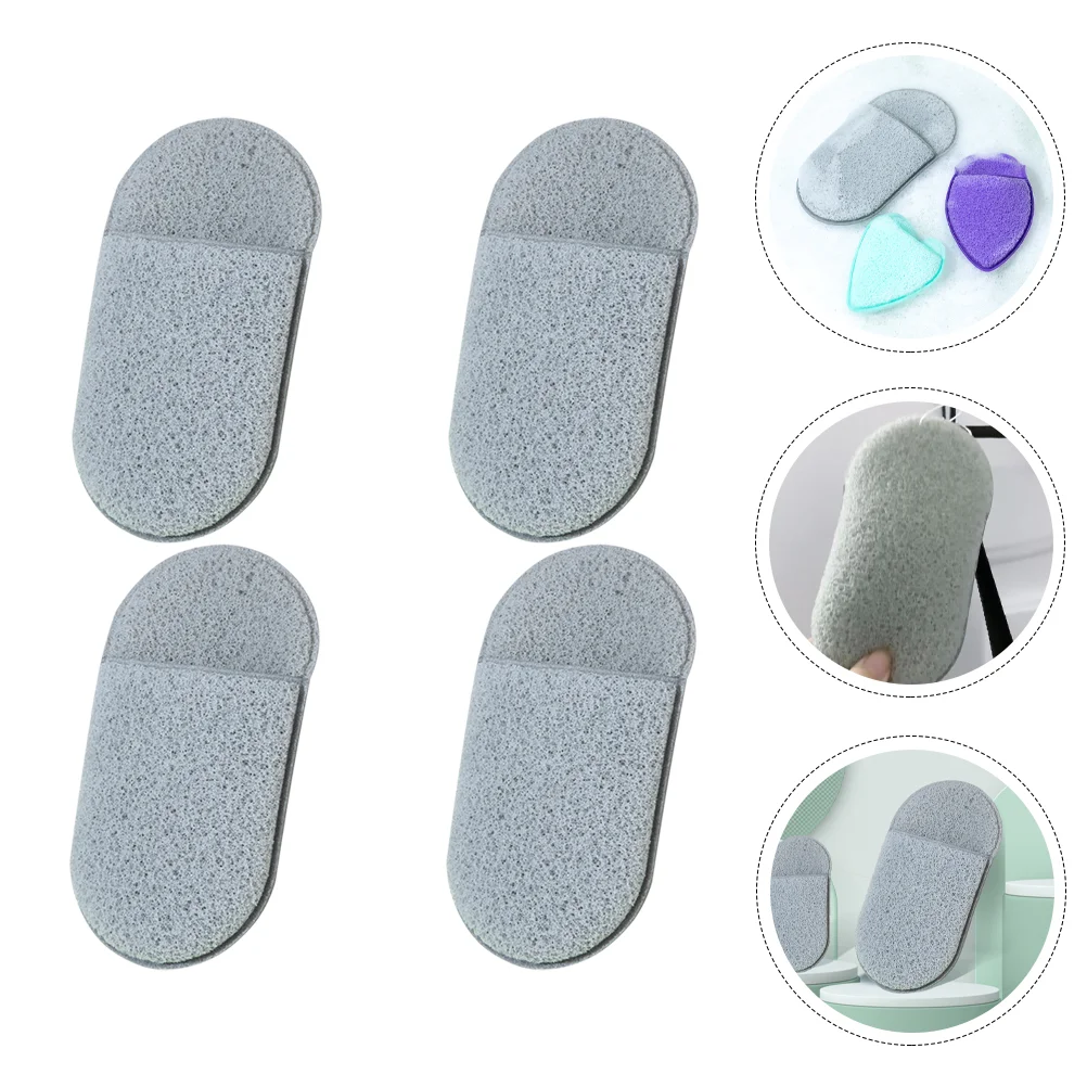 

4Pcs Face Washing Puffs Exfoliating Scrub Sponge Makeup Remover Sponge Face Sponge Cleaner Makeup Remover Puff Makeup Clean Pad