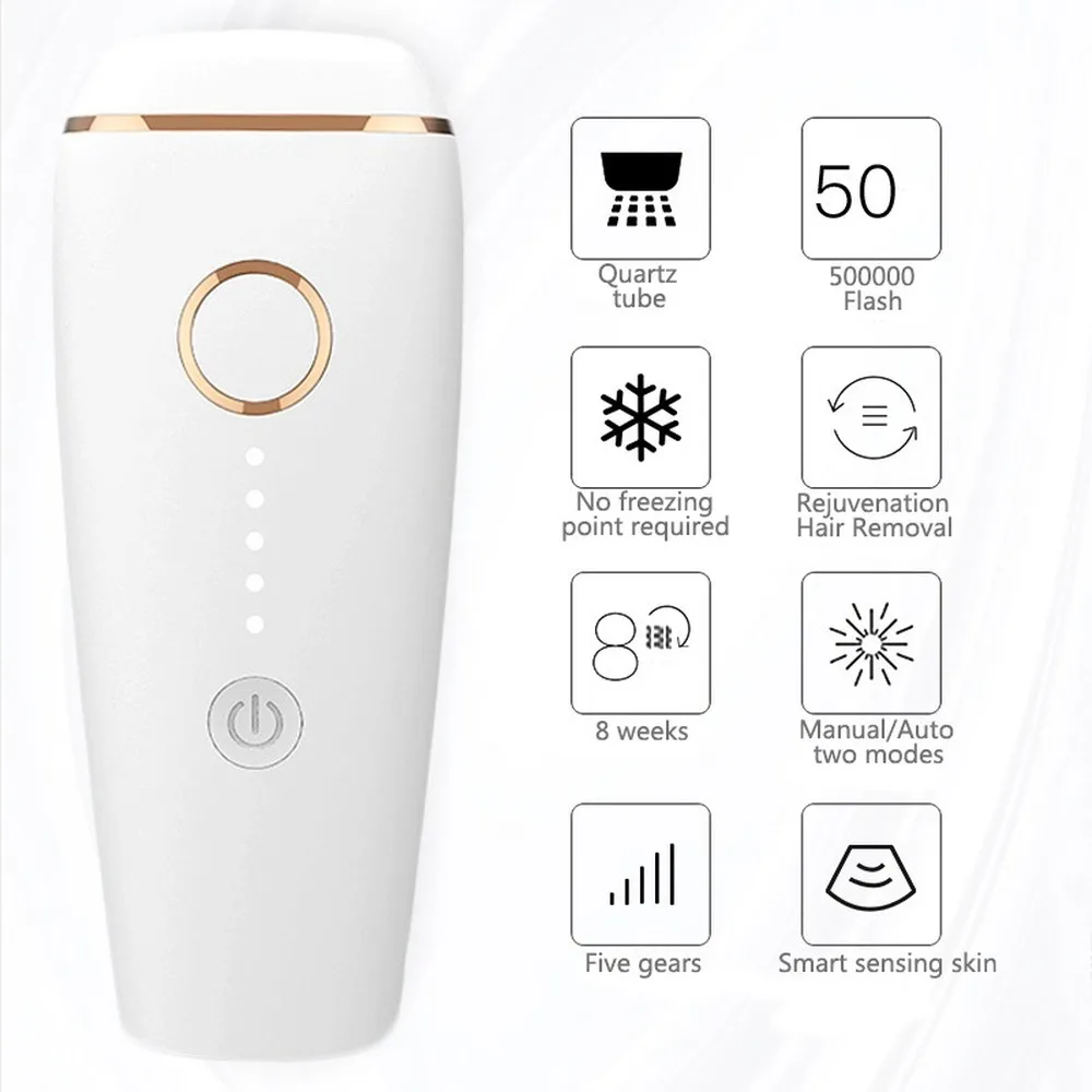 

Лазерный IPL эпилятор, профессиональный Перманентный лазерный Фотоэпилятор для удаления волос с ЖК-дисплеем, Женский безболезненный аппара...