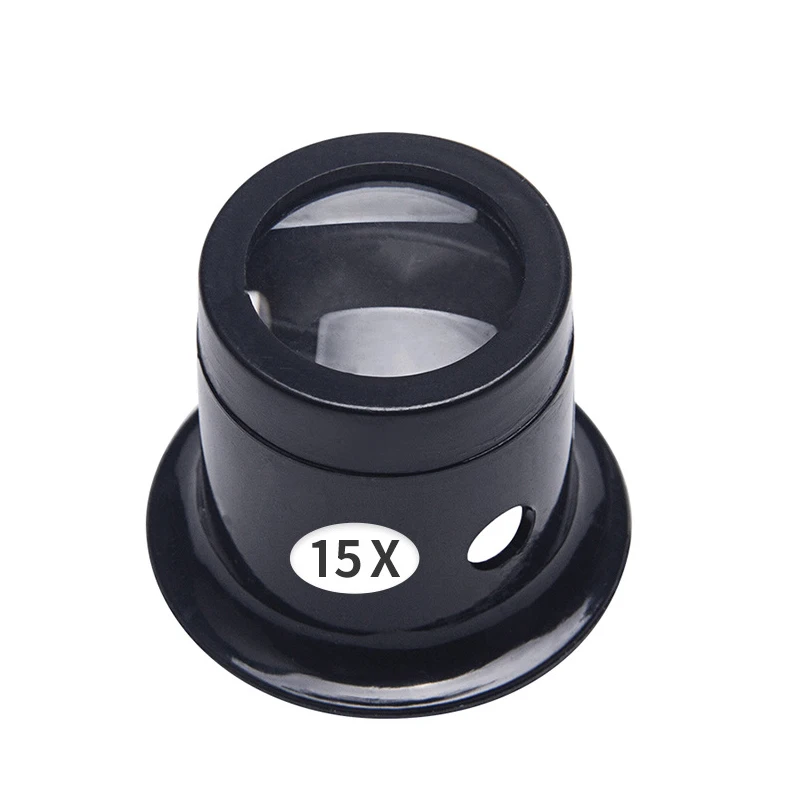 

15X Jeweler Watch Tool Magnifier Monocular Loupe Lens Loupe Eye Magnifier Len Repair Kit Tool