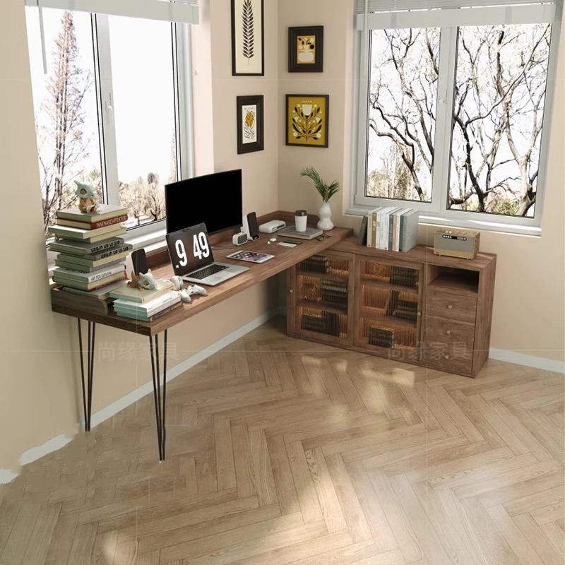 Угловой игровой стол для студентов современные аксессуары руководителей