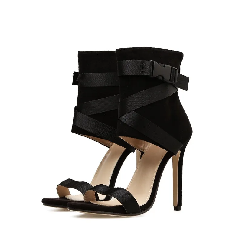 

Female High Heels Women Fashion Sandals Stiletto Color Matching Fish Mouth Bag Heel Increase Non Slip Female High Heels Shoes