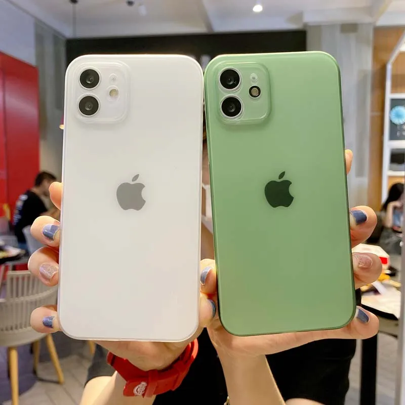 

0.3mm Ultra Thin Matte Case For iPhone 14 13 12 11 Pro Max X XR XS SE 2 7 8 Plus Slim Clear Shockproof Cases For iPhone 14